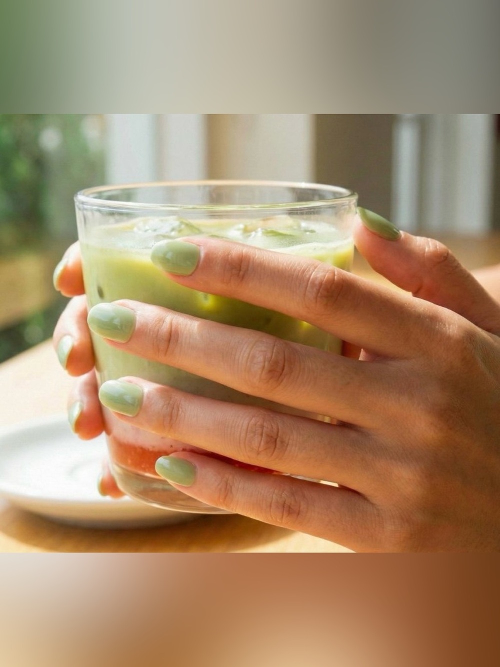 Heyhae Gel Nail Wrap - Hey Matcha Girly